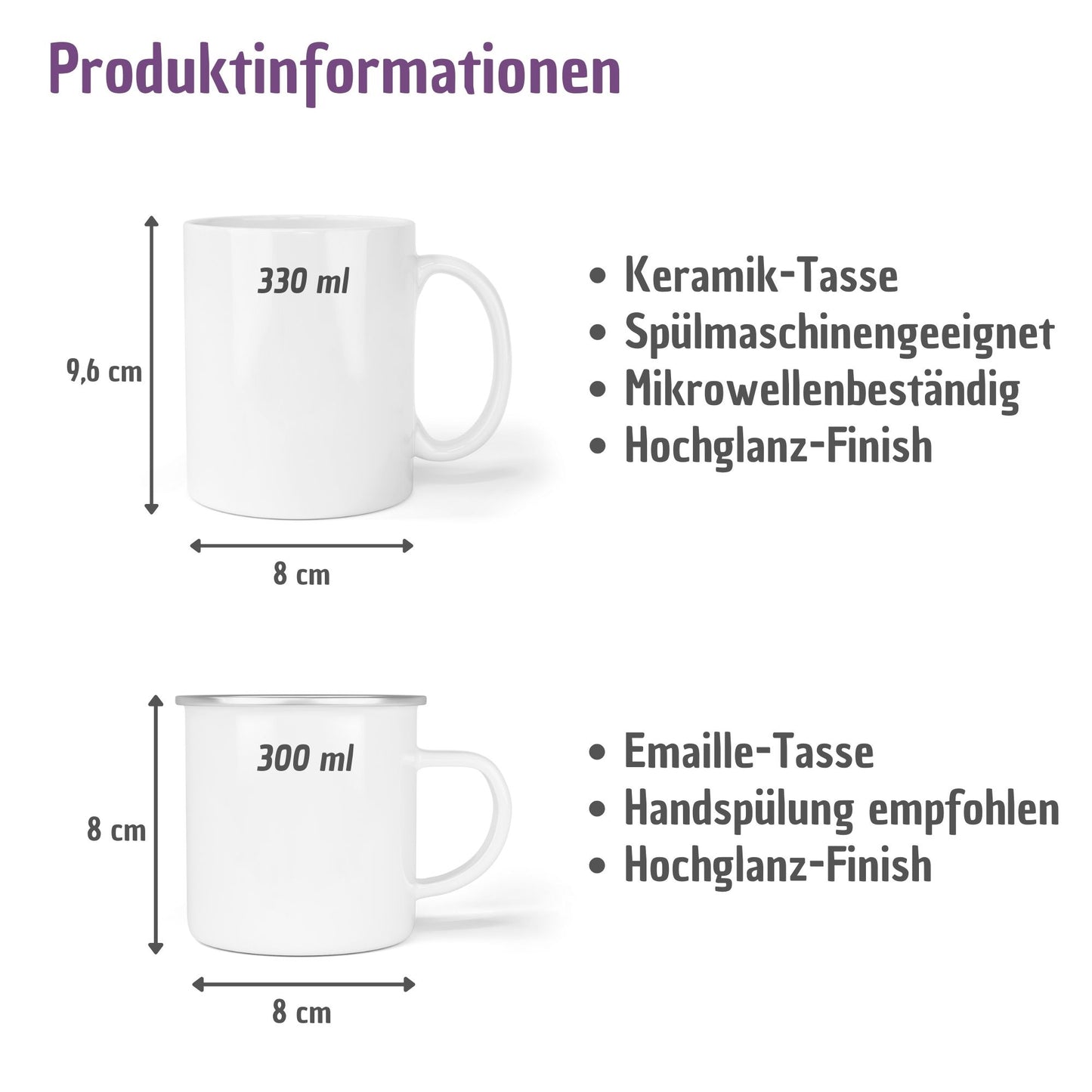 Anti-Stress-Tasse mit süßem Einhorn, personalisiert