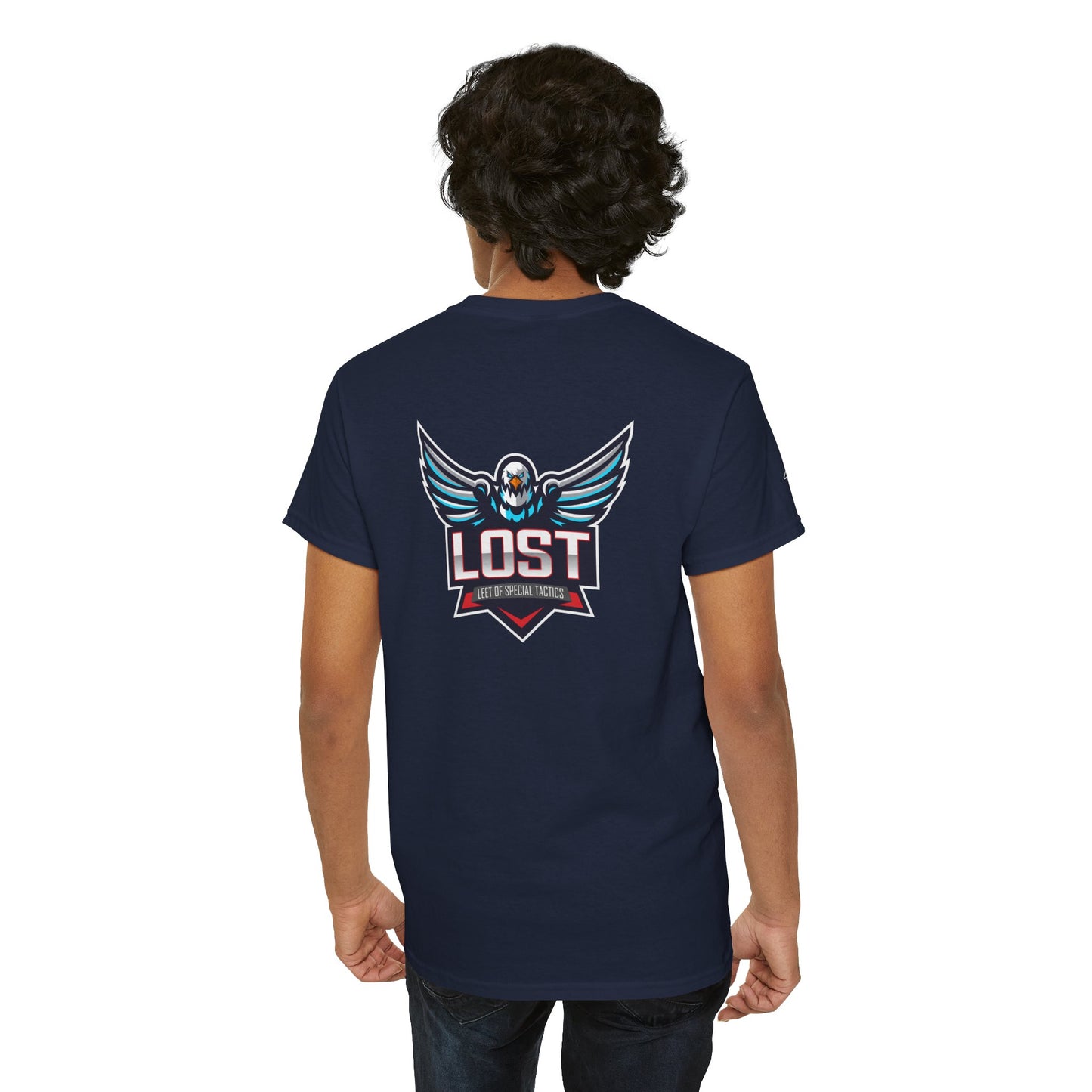 CaptainRosi85 - T-Shirt - Emote und Lost-Logo - CAPRosi auf Ärmel