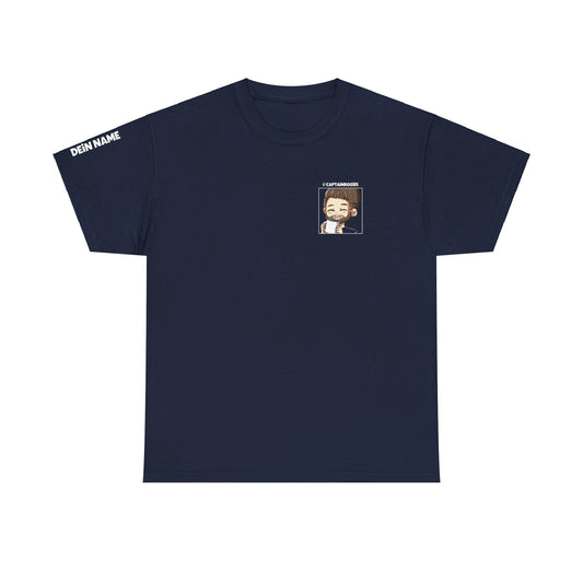 CaptainRosi85 - T-Shirt - Emote & Lost-Logo - Name auf Ärmel