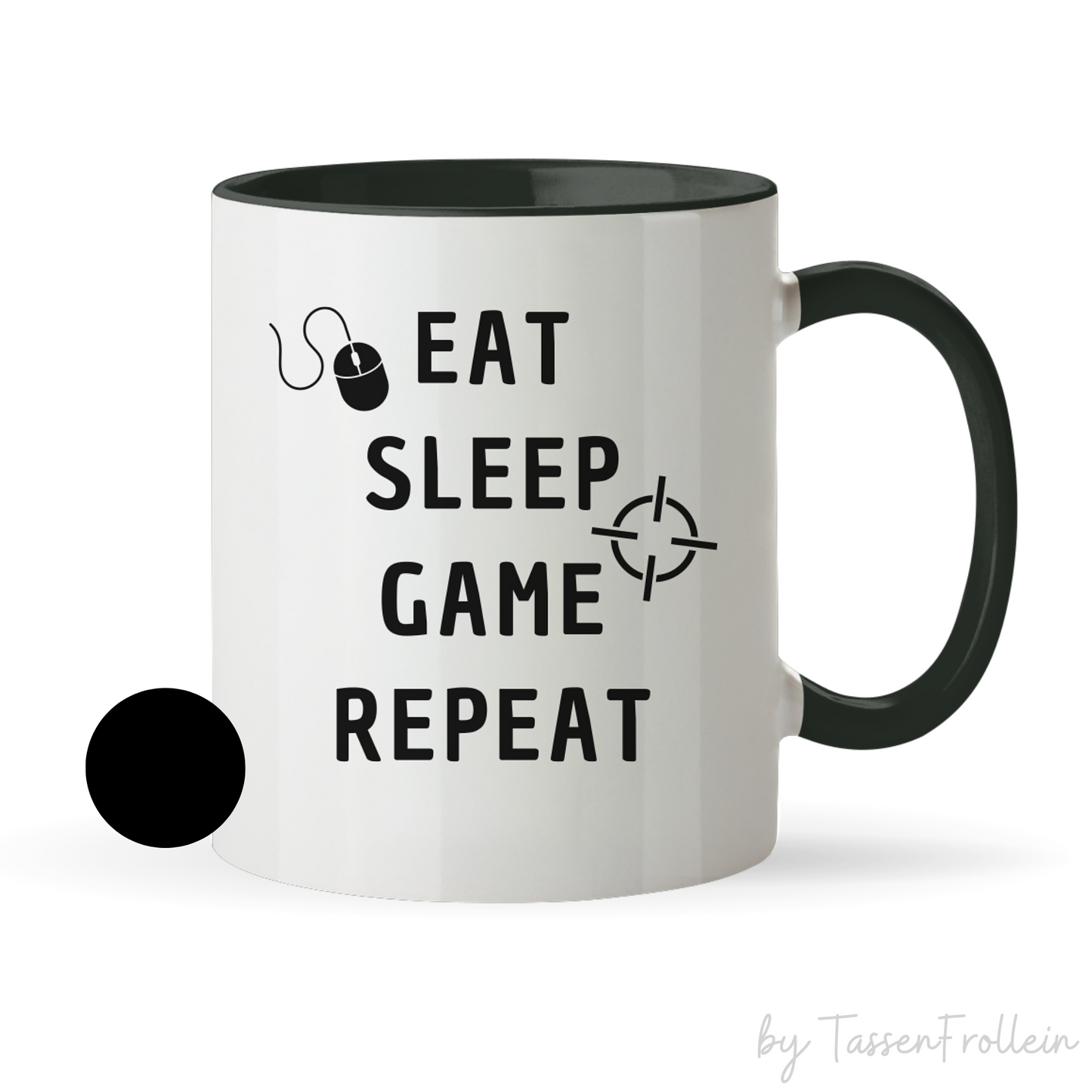 Tasse "Eat Sleep Game Repeat" - Perfekt für Gamer