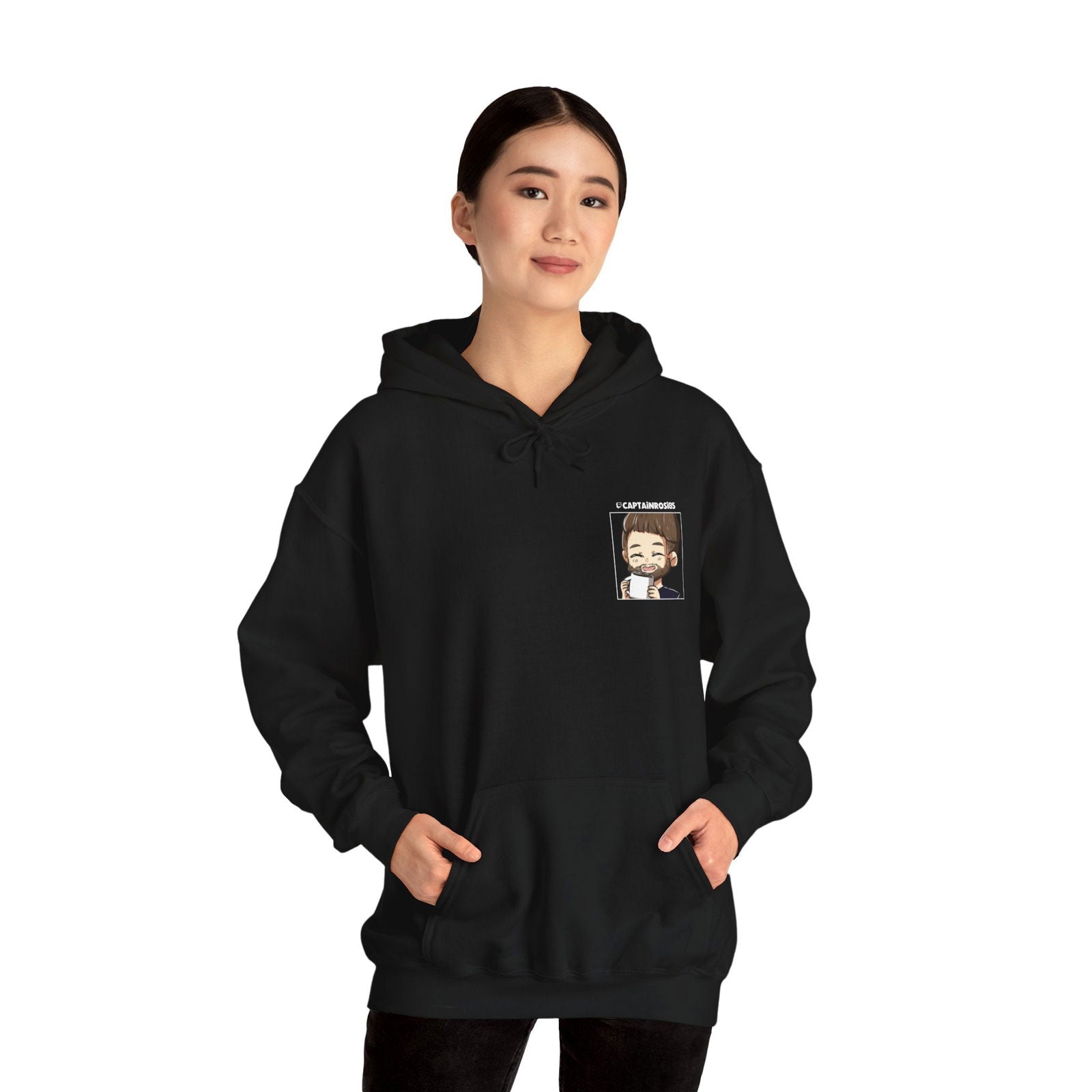 CaptainRosi85 - Hoodie - Emote & Lost-Logo - TassenFrollein