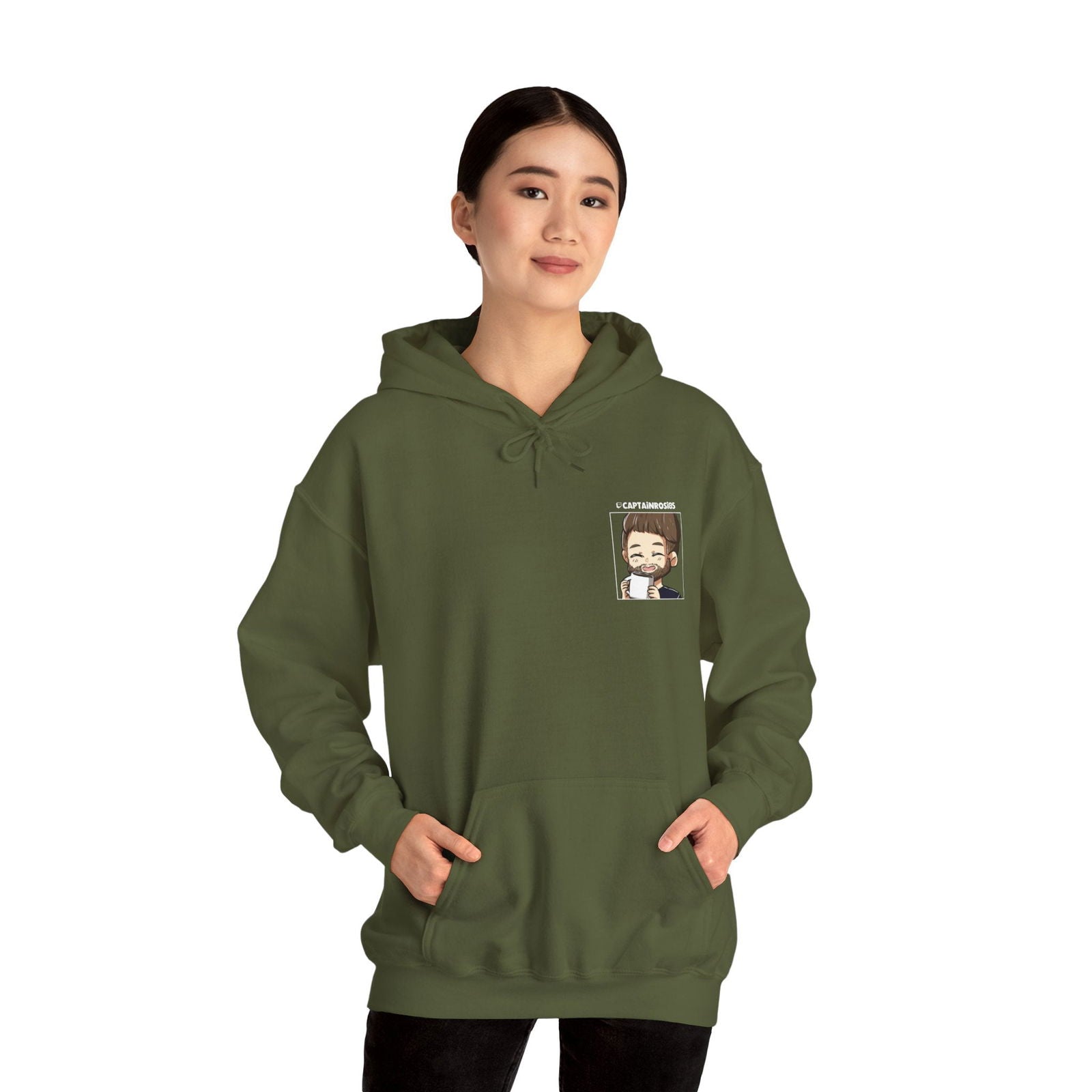 CaptainRosi85 - Hoodie - Emote & Lost-Logo - TassenFrollein
