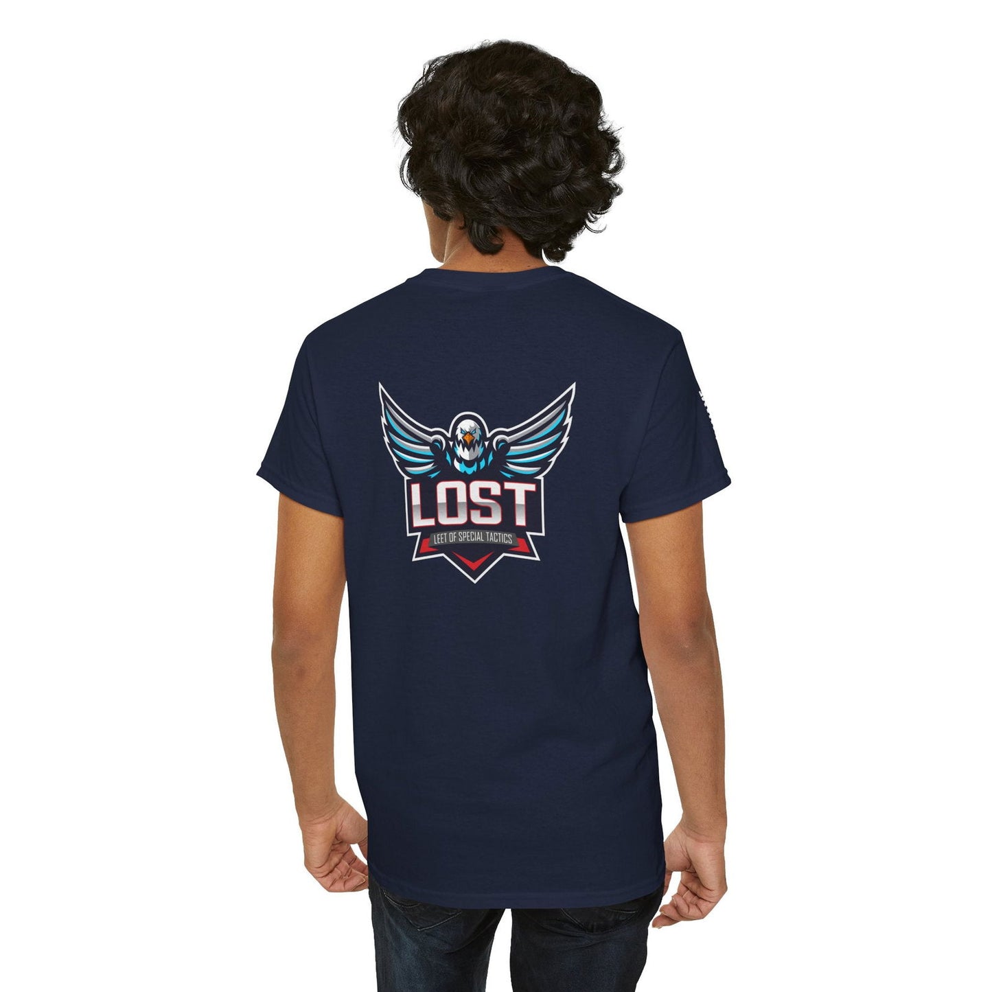 CaptainRosi85 - T-Shirt - Emote & Lost-Logo - Name auf Ärmel - TassenFrollein
