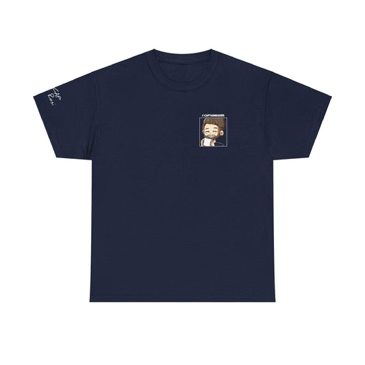 CaptainRosi85 - T-Shirt - Emote und Lost-Logo - CAPRosi auf Ärmel - TassenFrollein