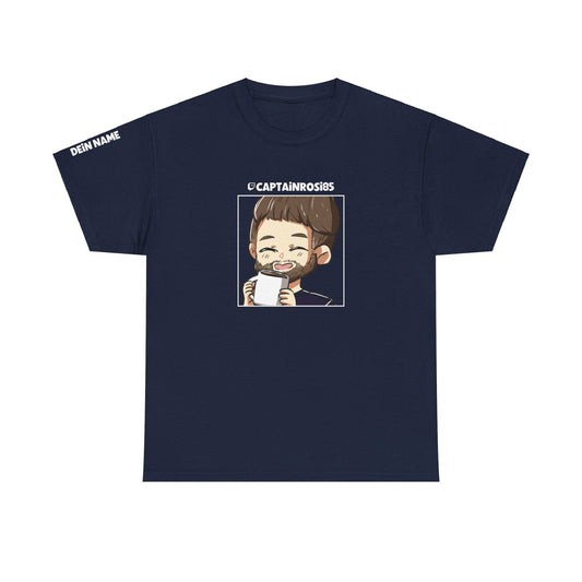 CaptainRosi85 - T-Shirt - Emote und Name auf Ärmel - TassenFrollein