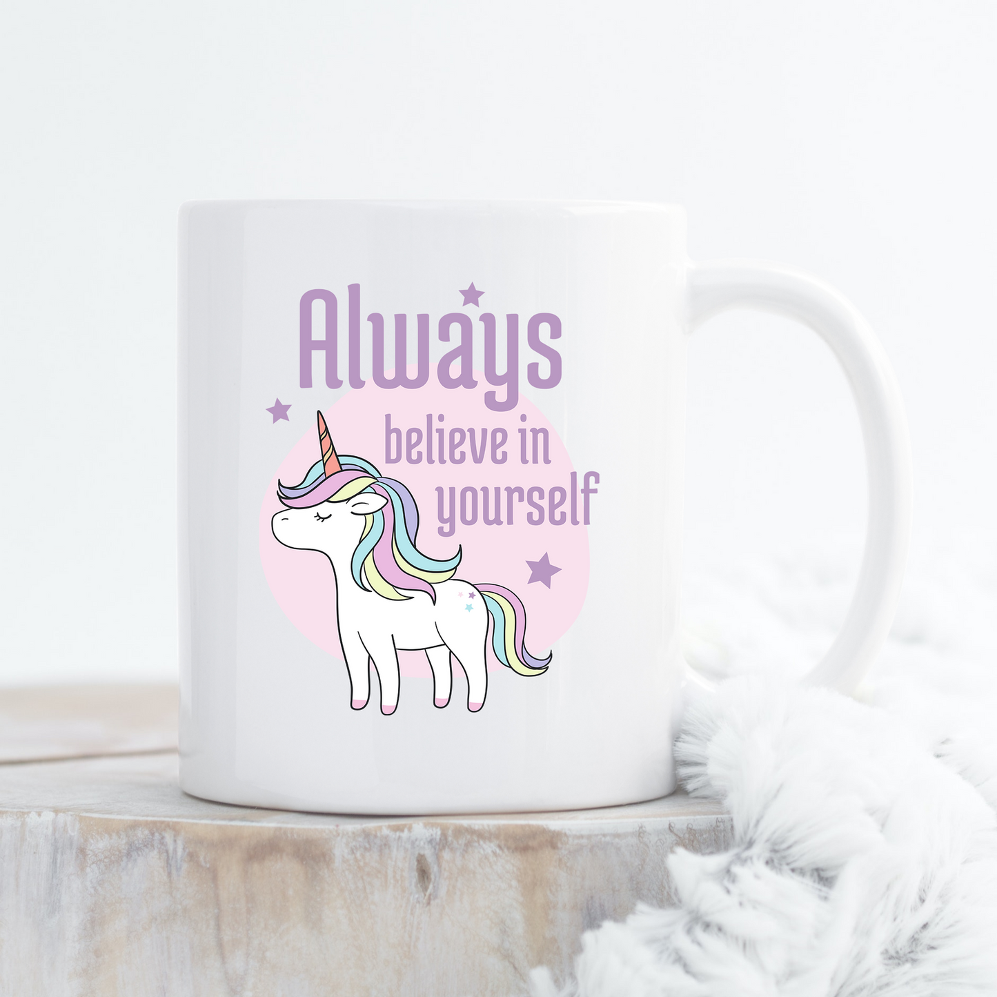 Tasse "Always believe in yourself" - Einhorn-Tasse - TassenFrollein