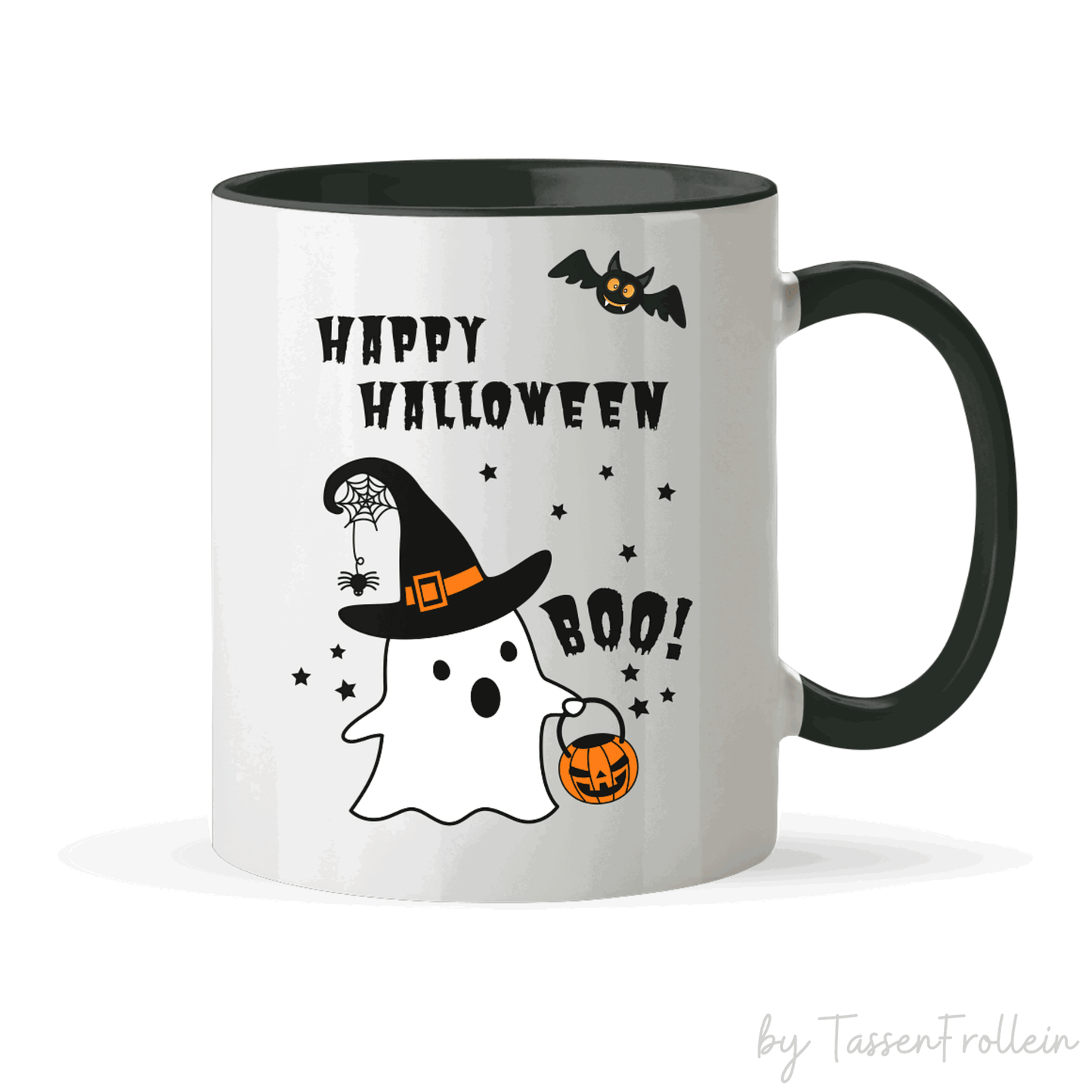 Tasse "Boo!" - niedlicher Geist - Halloween-Tasse - TassenFrollein