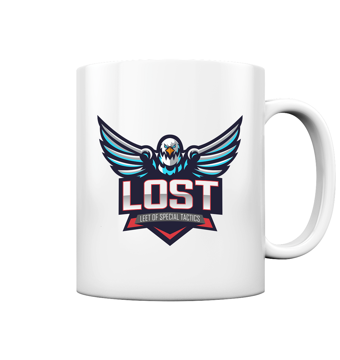 Tasse CaptainRosi85 - Lost-Logo mit Unterschrift - Streamer Merch - TassenFrollein