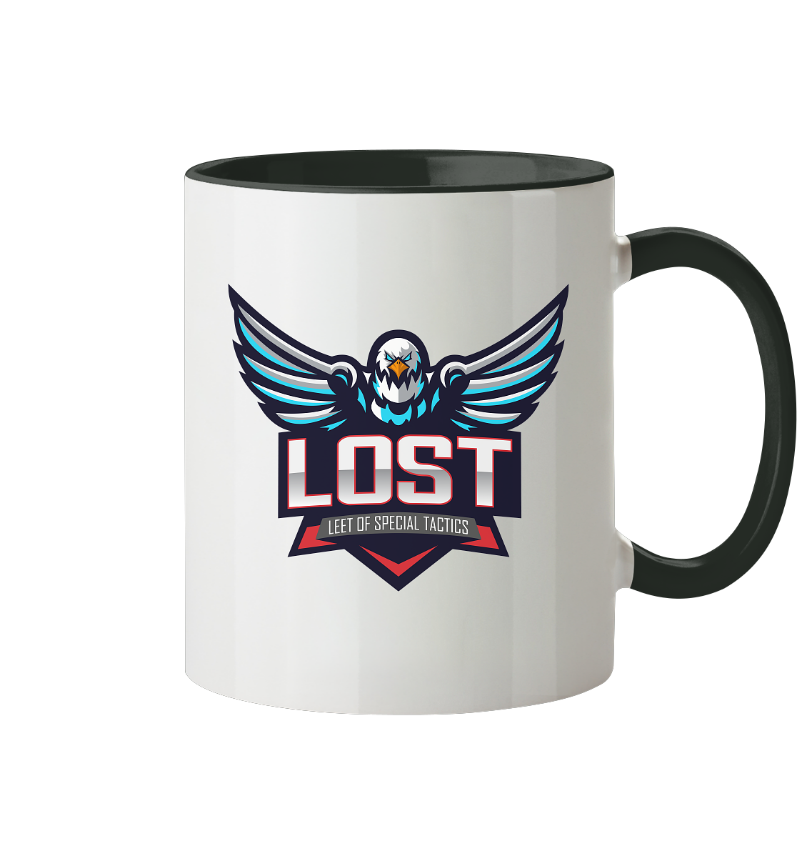 Tasse CaptainRosi85 - Lost-Logo mit Unterschrift - Streamer Merch - TassenFrollein