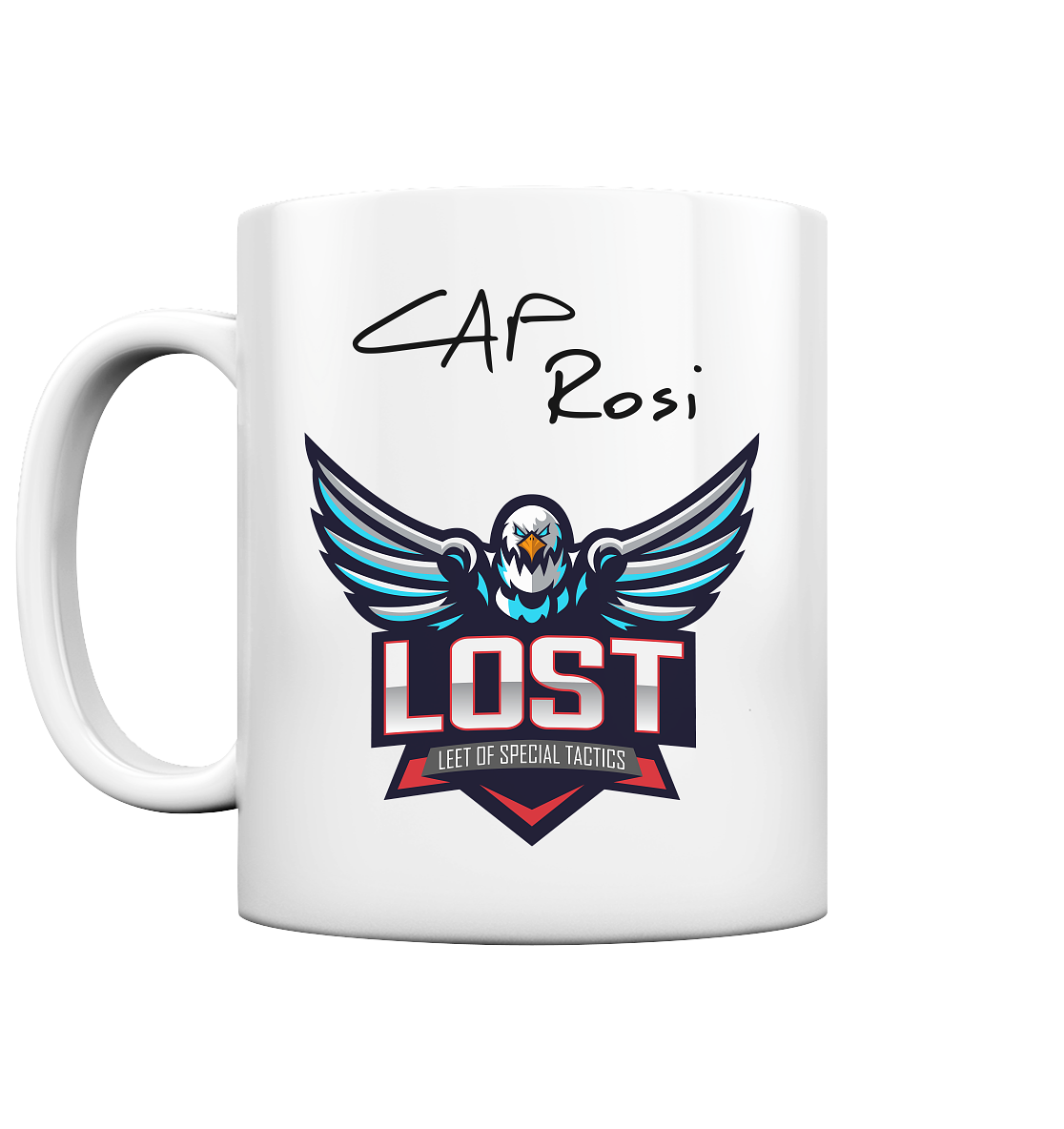 Tasse CaptainRosi85 "Erst !kaffee dann !pipi" - Streamer Merch - TassenFrollein