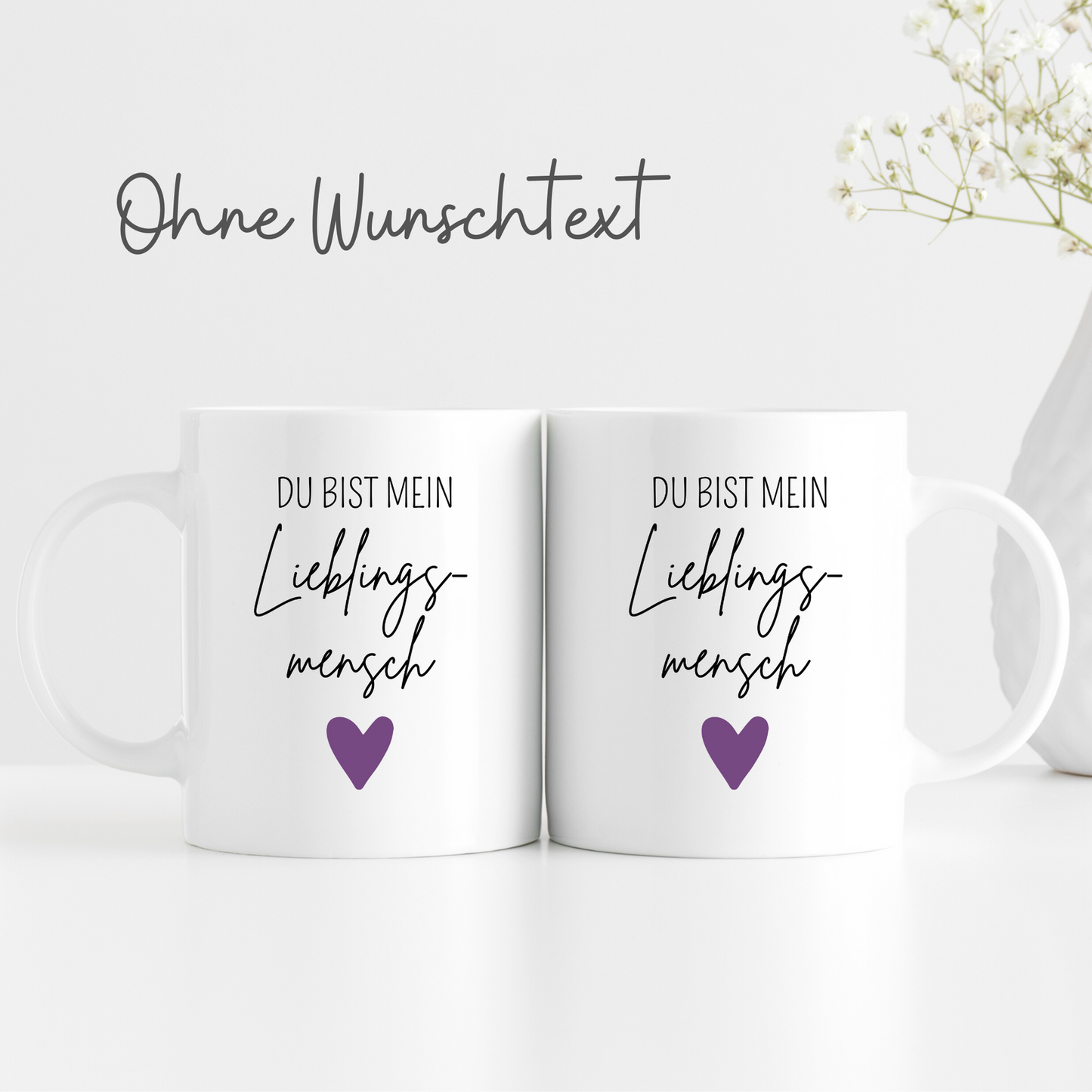 Tasse "Du bist mein Lieblingsmensch" - personalisierbar mit Wunschtext - TassenFrollein