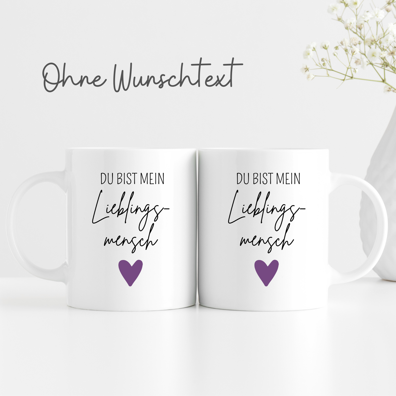 Tasse "Du bist mein Lieblingsmensch" - personalisierbar mit Wunschtext - TassenFrollein