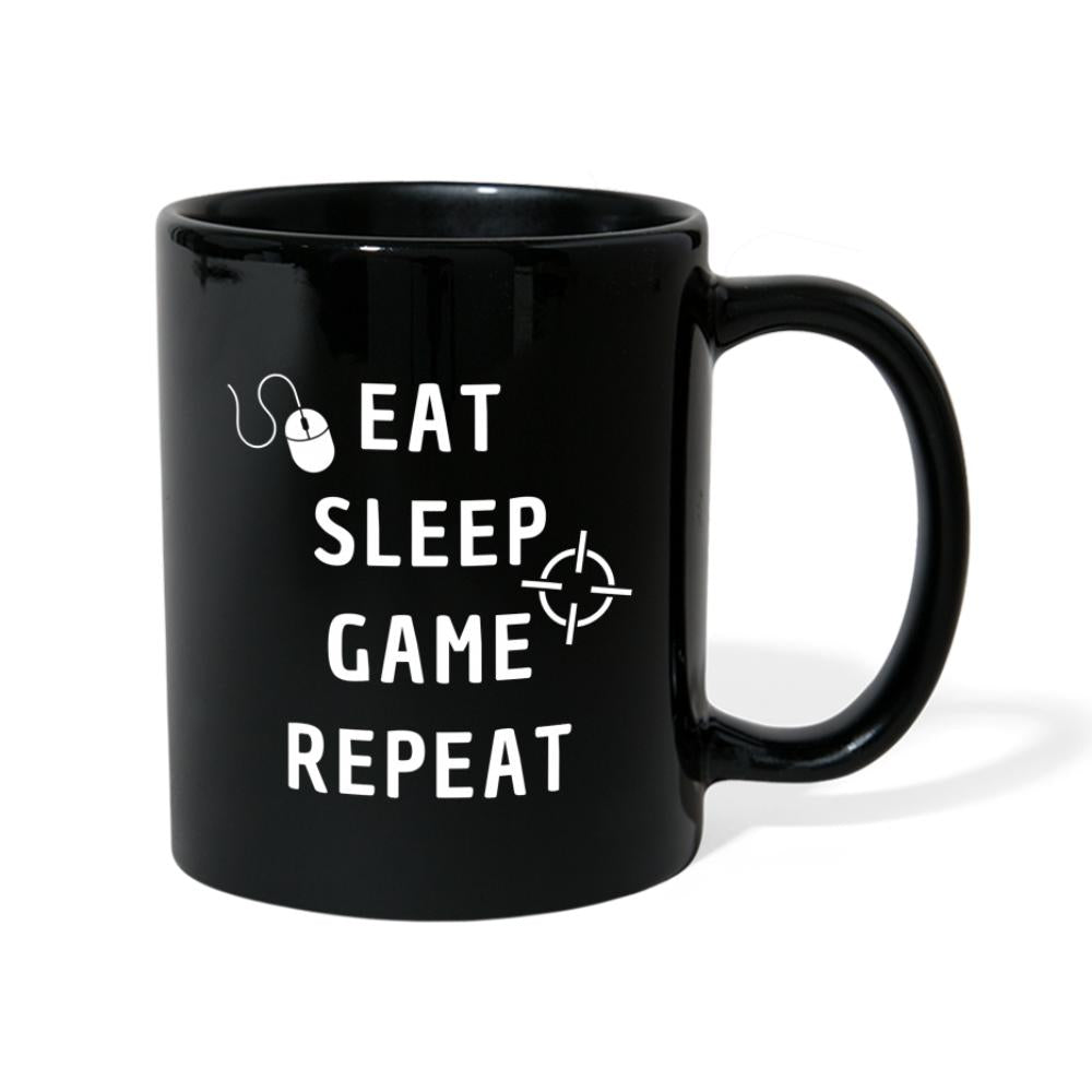 Tasse "Eat Sleep Game Repeat" - Perfekt für Gamer - TassenFrollein