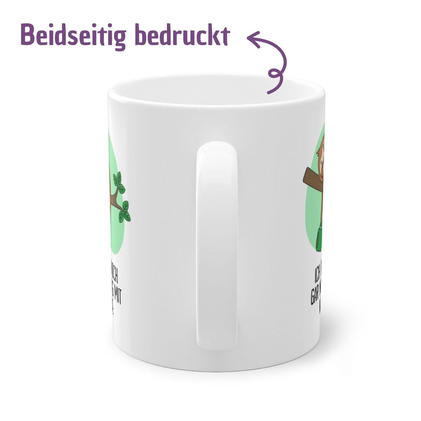 Tasse Faultier "Ich bin doch noch gar nicht fertig mit Wochenende" - TassenFrollein