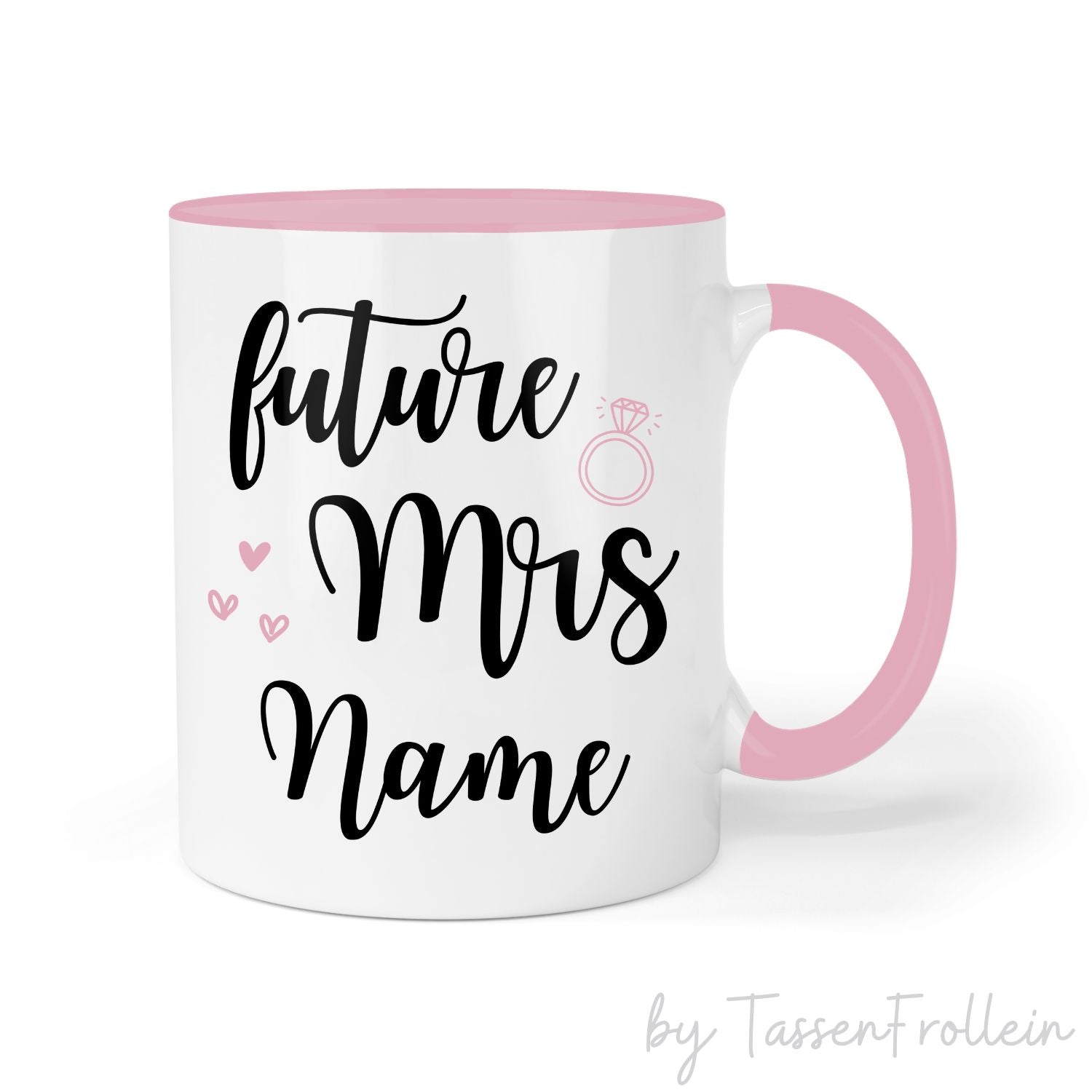 Tasse "Future Mrs" personalisierbar mit Namen - TassenFrollein