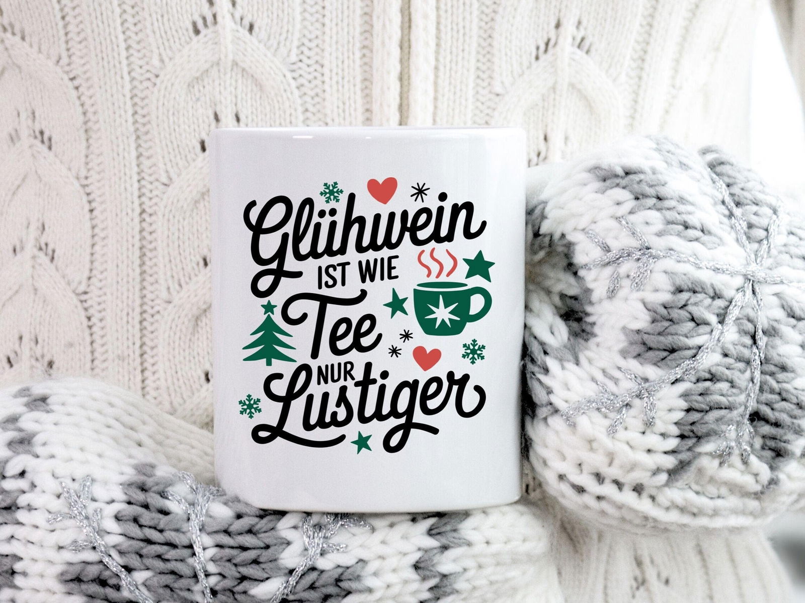 Tasse "Glühwein ist wie Tee nur lustiger" - TassenFrollein