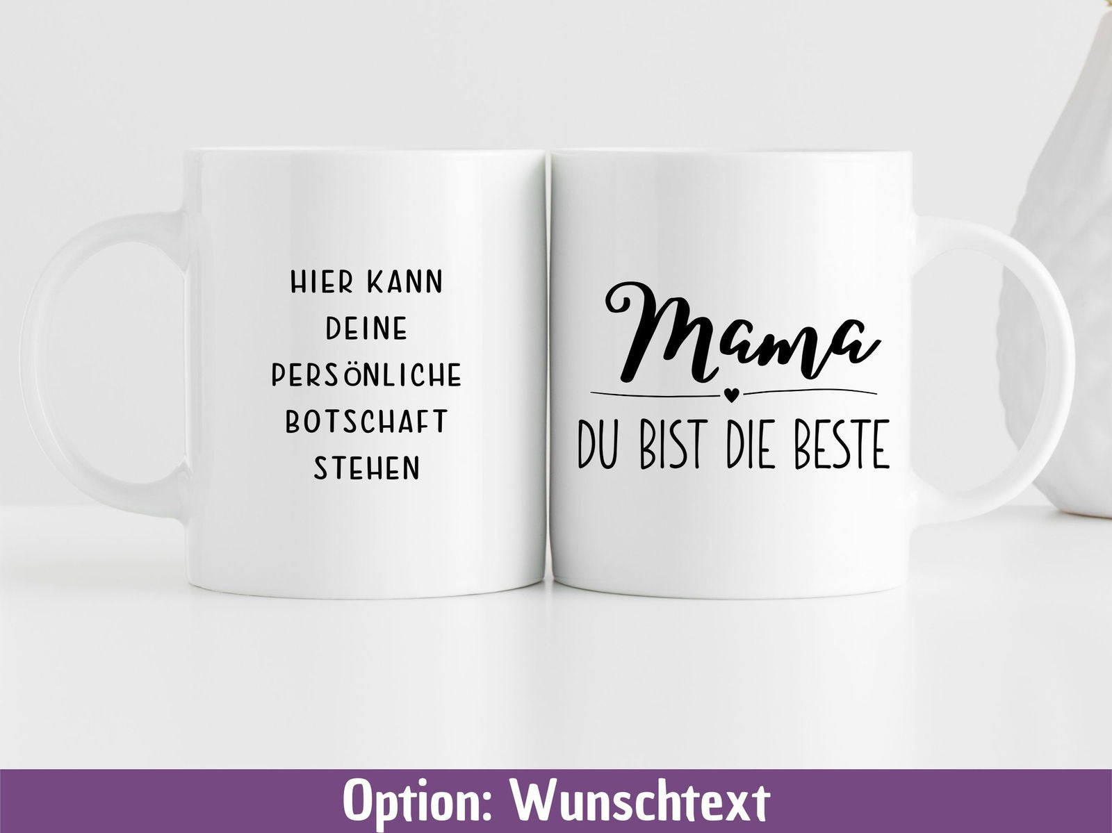 Tasse "Mama du bist die Beste" - TassenFrollein