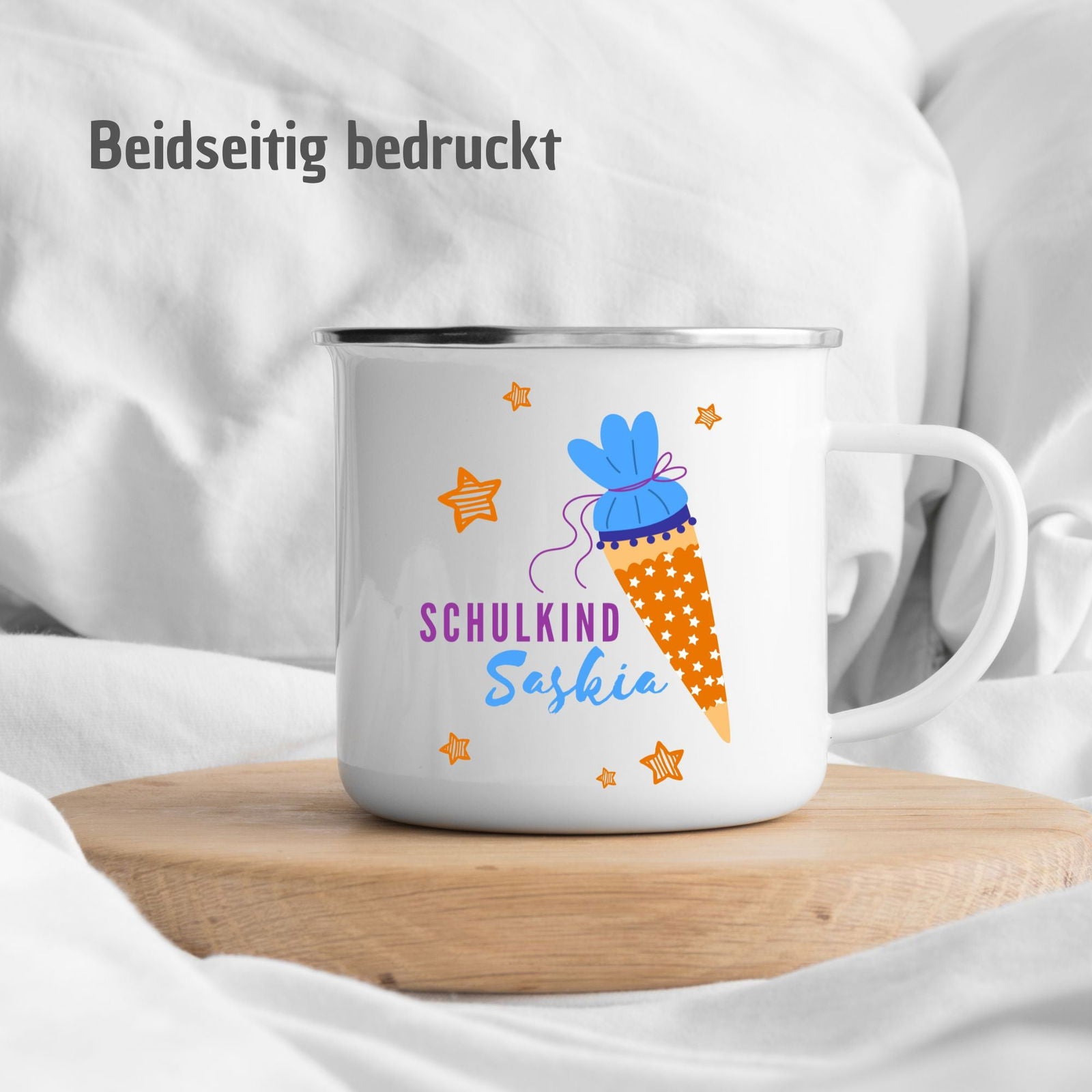Tasse "Schulkind - Schultüte" - personalisiert mit Namen - TassenFrollein