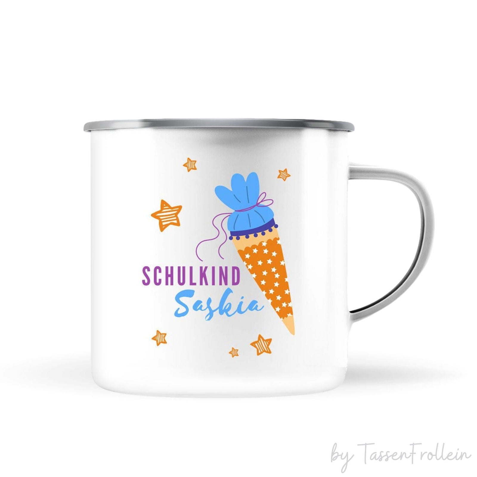 Tasse "Schulkind - Schultüte" - personalisiert mit Namen - TassenFrollein
