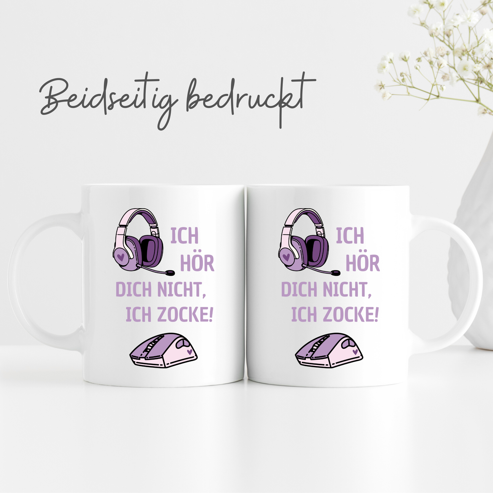 Tasse für Gamer - Ich hör dich nicht, ich zocke! - TassenFrollein
