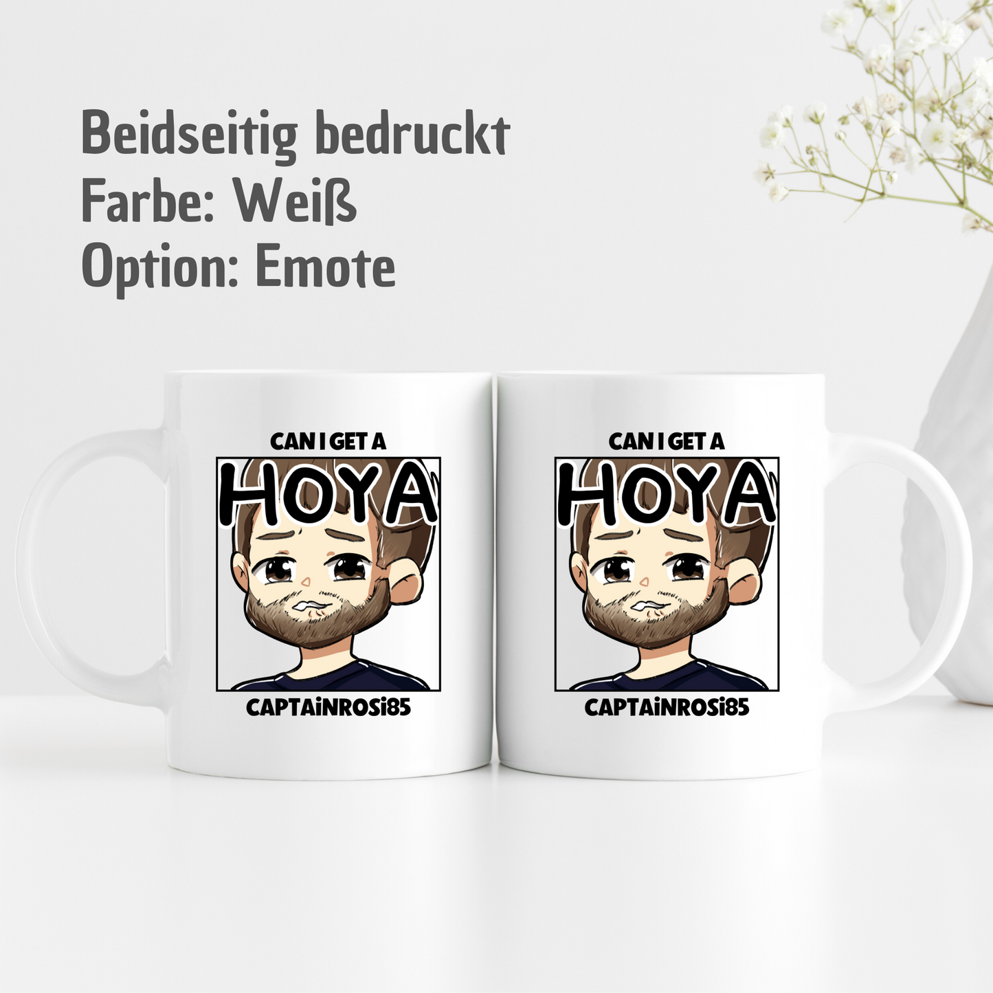 Tasse CaptainRosi85 "Can I get a hoya" - Streamer Merch