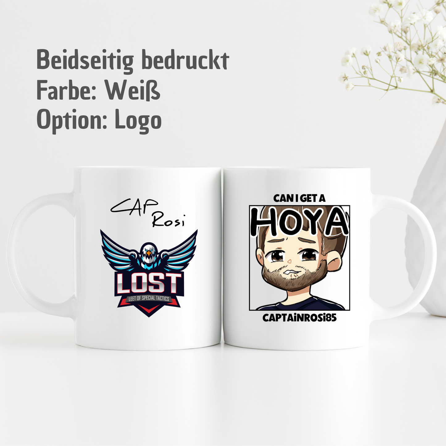 Tasse CaptainRosi85 "Can I get a hoya" - Streamer Merch