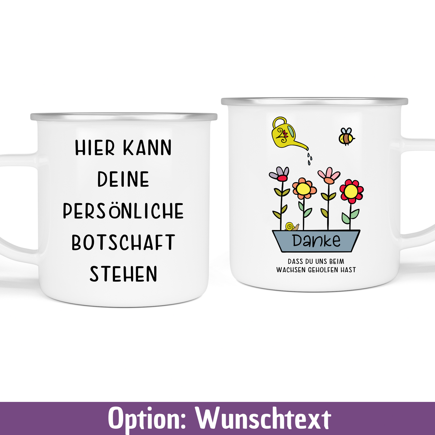 Tasse "Danke, dass du uns beim Wachsen geholfen hast"